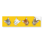 Cat-1 Bumper Stickers