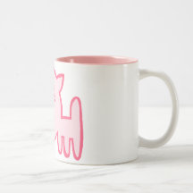 Cat-a-porter Two-Tone Mug