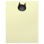 Cat. Adorable black kitty. Letterhead Template