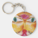 Cat and Bird - Abstract Art - Paul Klee Keychain