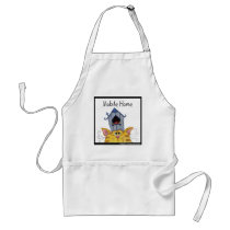 Cat and Bird House "Mobile Home" Aprons