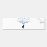 Cat and Car Bumper Stickers