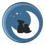 Cat and Dog Best Friends sticker