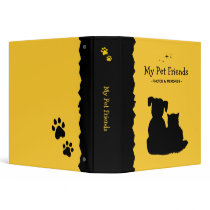 Cat and Dog Pets binder
