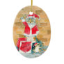 Cat and Mouse Bell Ringers for Charity Christmas Tree Ornament