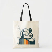Cat and Owl Original Design Bags