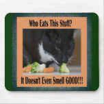 Cat and Veggies Mousepad
