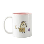 Cat and yarn Coffee Cup Coffee Mugs