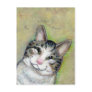 Cat art fun portrait My Middle Name is Trouble