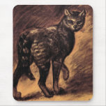 Cat Art - Vintage Art - Steinlen Mouse Pads