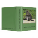 Cat 'Bram' on the table with a wine glass 3 Ring Binder
