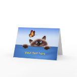 Cat & Butterfly Greeting Cards