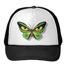 Cat Butterfly Trucker Hat