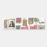 Cat Cartoon Bumper sticker