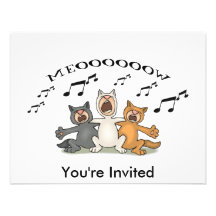 Cat Choir Invite