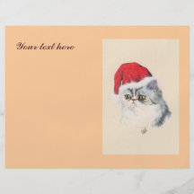 Cat Christmas Personalized Flyer