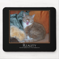 Cat Demotivator Mouse Pad