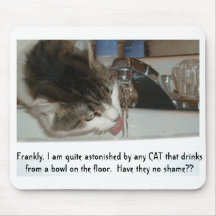 Cat diva mousepad