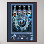 Cat Dream by Anjo Lafin posters