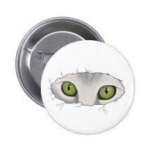 cat eyes pinback button