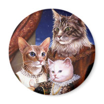 Cat Family Fridge Magnet