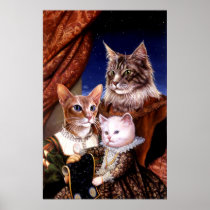 Cat Family Poster