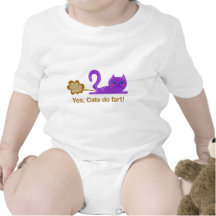 Cat fart - farting cat bodysuits