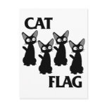 CAT FLAG 2 POST CARDS