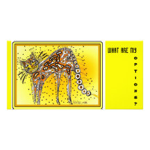 CAT GREETING CARD options Photo Card Template
