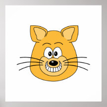 Cat Grin. Posters