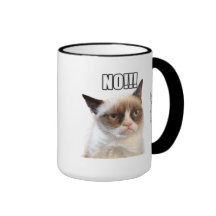 Cat™ grincheux NON ! ! ! Tasse