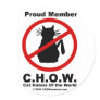 Cat hater logo stickers