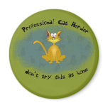 Cat Herder Funny Magnet