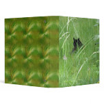 Cat In The Grass 3 Ring Binders