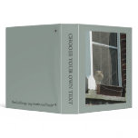 Cat in Window Vinyl Binders