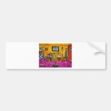 cat ladies bumper stickers