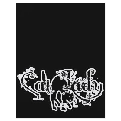 Cat Lady Black & White by VoXeeD