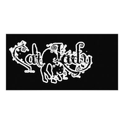 Cat Lady Black & White by VoXeeD