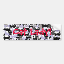 cat lady bumper stickers