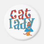 Cat Lady Fridge Magnet