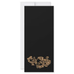 Cat Lady Orange Personalized Rack Card