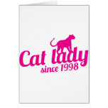 cat lady since 1998 cards