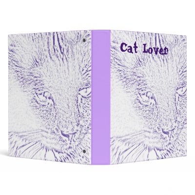 Cat Lover Binder by HonuStudios