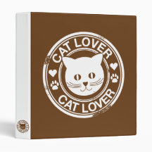 Cat Lover Binder