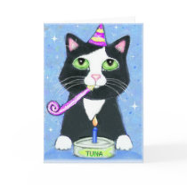 Cat Lover Boy's Birthday Card
