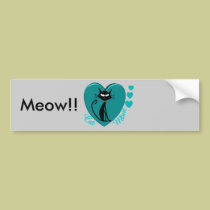Cat Lover Gifts bumper stickers