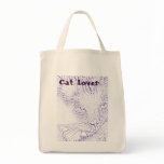 Cat Lover Grocery Tote Tote Bags