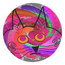Cat Lovers abstract art gifts