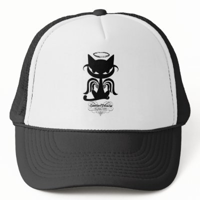 cat lovers gifts trucker hats by MiauMiau