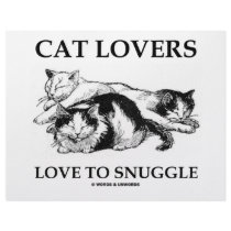 Cat Lovers Love To Snuggle Custom Letterhead